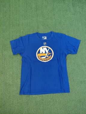 Adidas NHL New York Islanders Matthew Barzal #13 Hockey Jersey T Shirt Sz Large